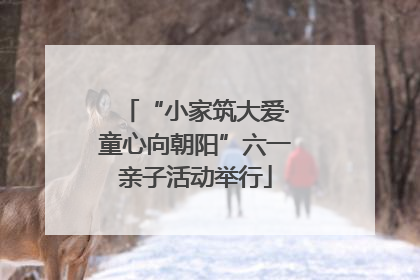 “小家筑大爱·童心向朝阳”六一亲子活动举行