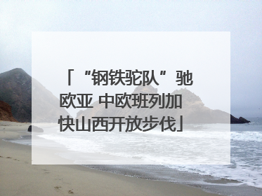 “钢铁驼队”驰欧亚 中欧班列加快山西开放步伐