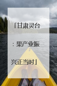甘肃灵台：果产业振兴正当时