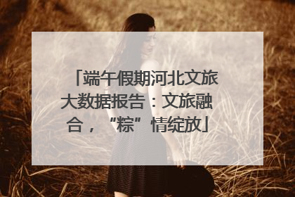 端午假期河北文旅大数据报告：文旅融合，“粽”情绽放