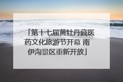 第十七届黄牡丹藏医药文化旅游节开幕 南伊沟景区重新开放