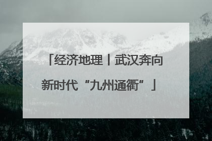 经济地理丨武汉奔向新时代“九州通衢”