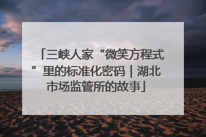 三峡人家“微笑方程式”里的标准化密码｜湖北市场监管所的故事