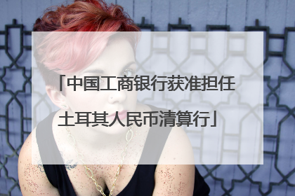 中国工商银行获准担任土耳其人民币清算行
