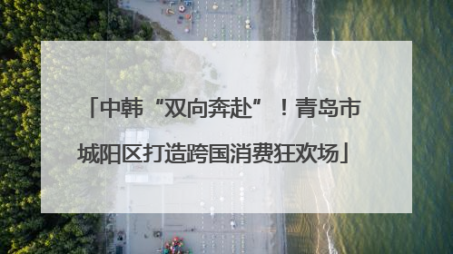中韩“双向奔赴”！青岛市城阳区打造跨国消费狂欢场