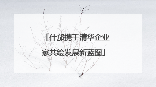 什邡携手清华企业家共绘发展新蓝图