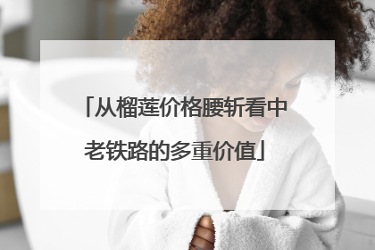 从榴莲价格腰斩看中老铁路的多重价值