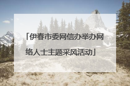伊春市委网信办举办网络人士主题采风活动