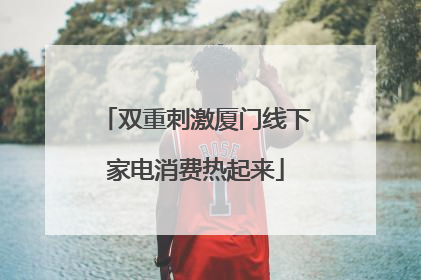 双重刺激厦门线下家电消费热起来