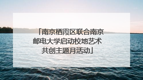 南京栖霞区联合南京邮电大学启动校地艺术共创主题月活动