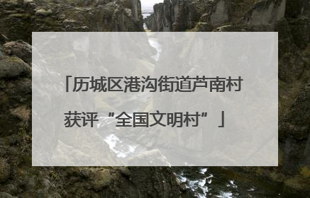 历城区港沟街道芦南村获评“全国文明村”