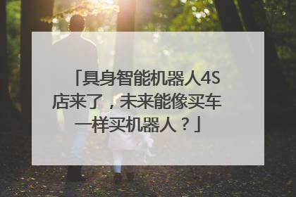 具身智能机器人4S店来了，未来能像买车一样买机器人？