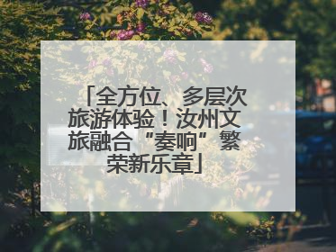 全方位、多层次旅游体验！汝州文旅融合“奏响”繁荣新乐章