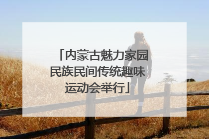 内蒙古魅力家园民族民间传统趣味运动会举行
