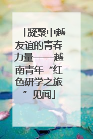 凝聚中越友谊的青春力量——越南青年“红色研学之旅”见闻