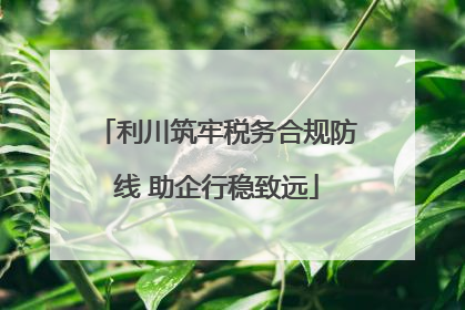 利川筑牢税务合规防线 助企行稳致远