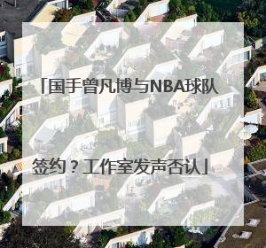 国手曾凡博与NBA球队签约？工作室发声否认