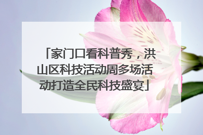 家门口看科普秀，洪山区科技活动周多场活动打造全民科技盛宴