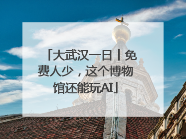 大武汉一日丨免费人少，这个博物馆还能玩AI