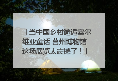 当中国乡村邂逅塞尔维亚童话 莒州博物馆这场展览太震撼了！