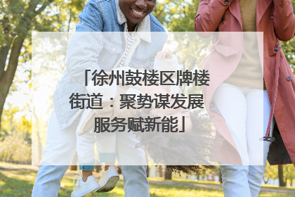 徐州鼓楼区牌楼街道：聚势谋发展 服务赋新能
