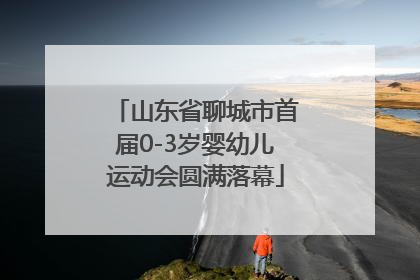 山东省聊城市首届0-3岁婴幼儿运动会圆满落幕