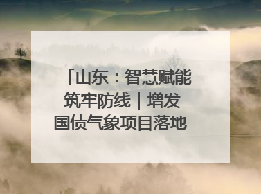 山东：智慧赋能 筑牢防线｜增发国债气象项目落地见效系列报道