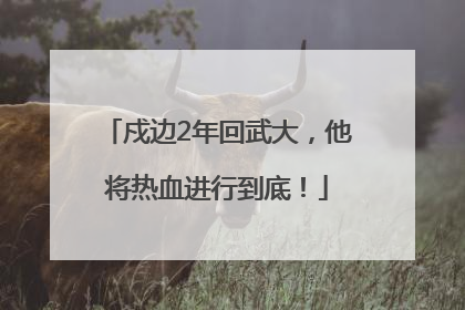 戍边2年回武大，他将热血进行到底！