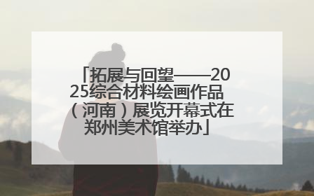 拓展与回望——2025综合材料绘画作品（河南）展览开幕式在郑州美术馆举办