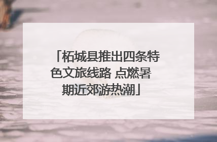 柘城县推出四条特色文旅线路 点燃暑期近郊游热潮