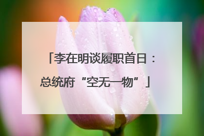 李在明谈履职首日：总统府“空无一物”