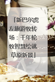 新巴尔虎左旗游牧转场：千年轮牧智慧绘就草原新景