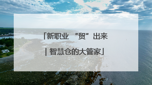 新职业 “贸”出来｜智慧仓的大管家