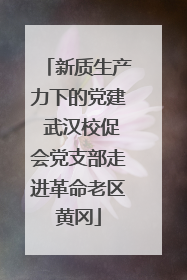 新质生产力下的党建 武汉校促会党支部走进革命老区黄冈