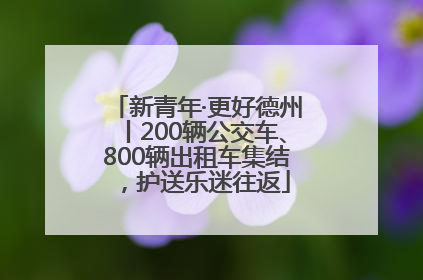 新青年·更好德州丨200辆公交车、800辆出租车集结，护送乐迷往返