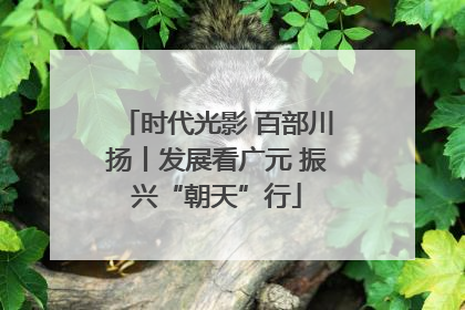 时代光影 百部川扬丨发展看广元 振兴“朝天”行