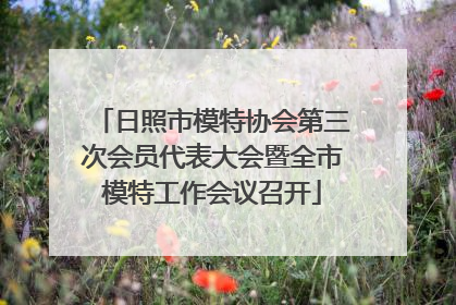 日照市模特协会第三次会员代表大会暨全市模特工作会议召开