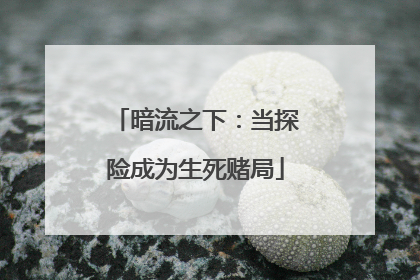 暗流之下：当探险成为生死赌局