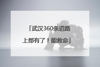 武汉360条道路上都有了！能救命
