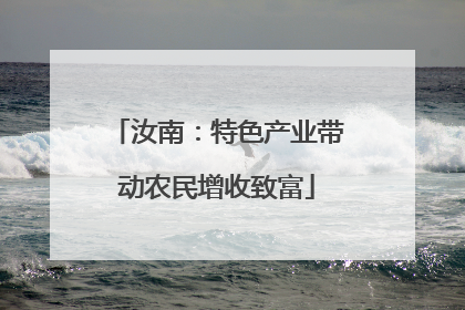 汝南：特色产业带动农民增收致富