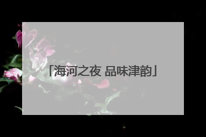 海河之夜 品味津韵