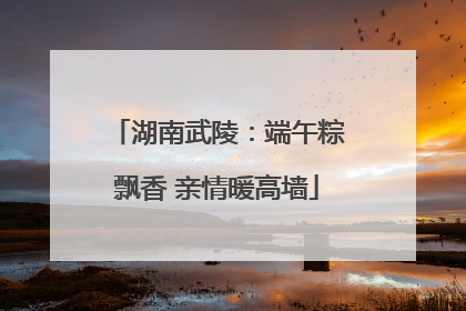 湖南武陵：端午粽飘香 亲情暖高墙