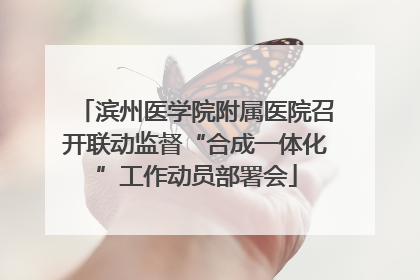 滨州医学院附属医院召开联动监督“合成一体化”工作动员部署会