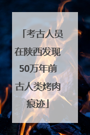 考古人员在陕西发现50万年前古人类烤肉痕迹