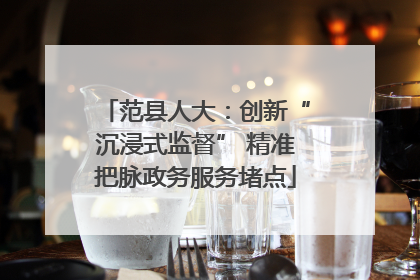 范县人大：创新“沉浸式监督” 精准把脉政务服务堵点