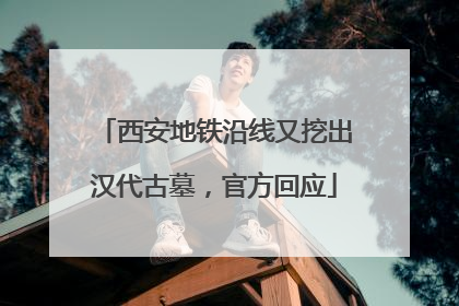 西安地铁沿线又挖出汉代古墓，官方回应