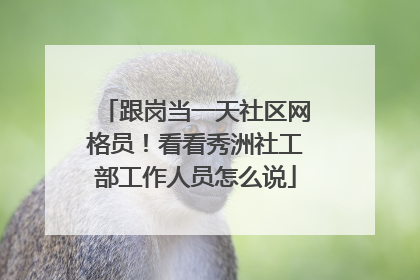 跟岗当一天社区网格员！看看秀洲社工部工作人员怎么说