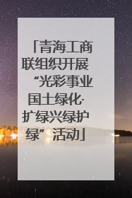 青海工商联组织开展“光彩事业国土绿化·扩绿兴绿护绿”活动