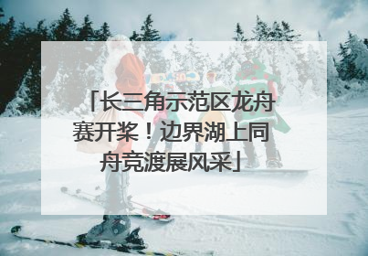 长三角示范区龙舟赛开桨！边界湖上同舟竞渡展风采