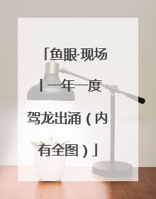 鱼眼·现场丨一年一度 驾龙出涌（内有全图）